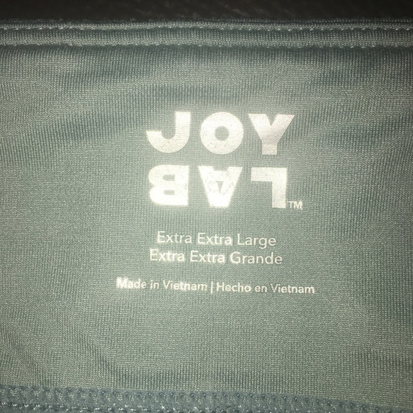 New With Tags JoyLab Mint Greeb Leggings with sheer mesh. Size XXL NWT - Picture 12 of 12